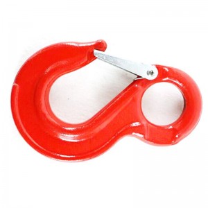 G80 Eye Sling Hook with Latch Painted