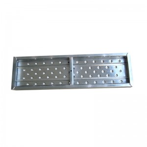 240 Width Galvanized Steel Plank with Inside Closed