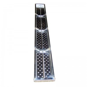 240 Galvanized Scaffolding Metal Deck with U Type Support