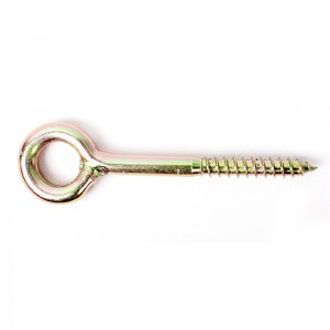 Eye Lag Screw Eye Dia 23mm Yellow Plated