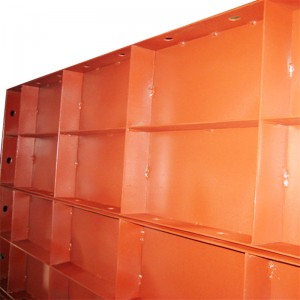 Construction Concrete Steel Column Formworks Panel Painted A Type with Plate Thickness 1.7mm