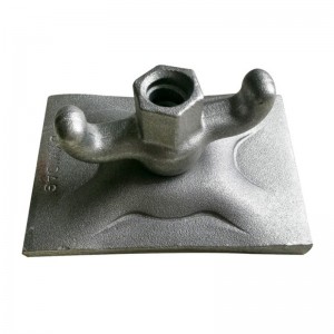 Drop Forged Wing-nut With Pressed Plate